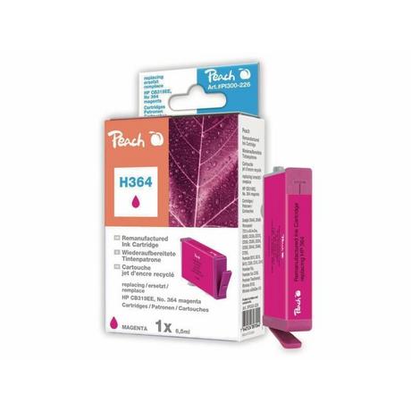 Peach  Tinte HP CB319EE, No. 364 magenta 6.2ml 525 Seiten 