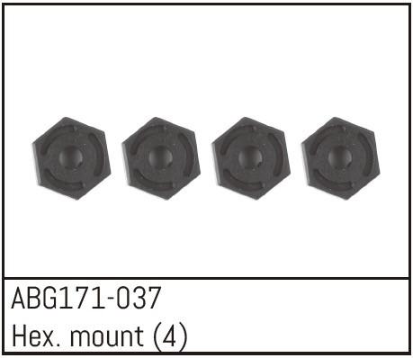 Image of Abg171-037 Rc-modellbau Ersatzteil & Zubehör Radnabe Unisex Schwarz
