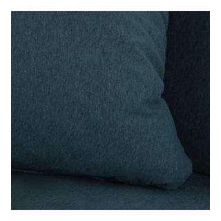 Living Home Melange Jersey Uni Taie de duvet  