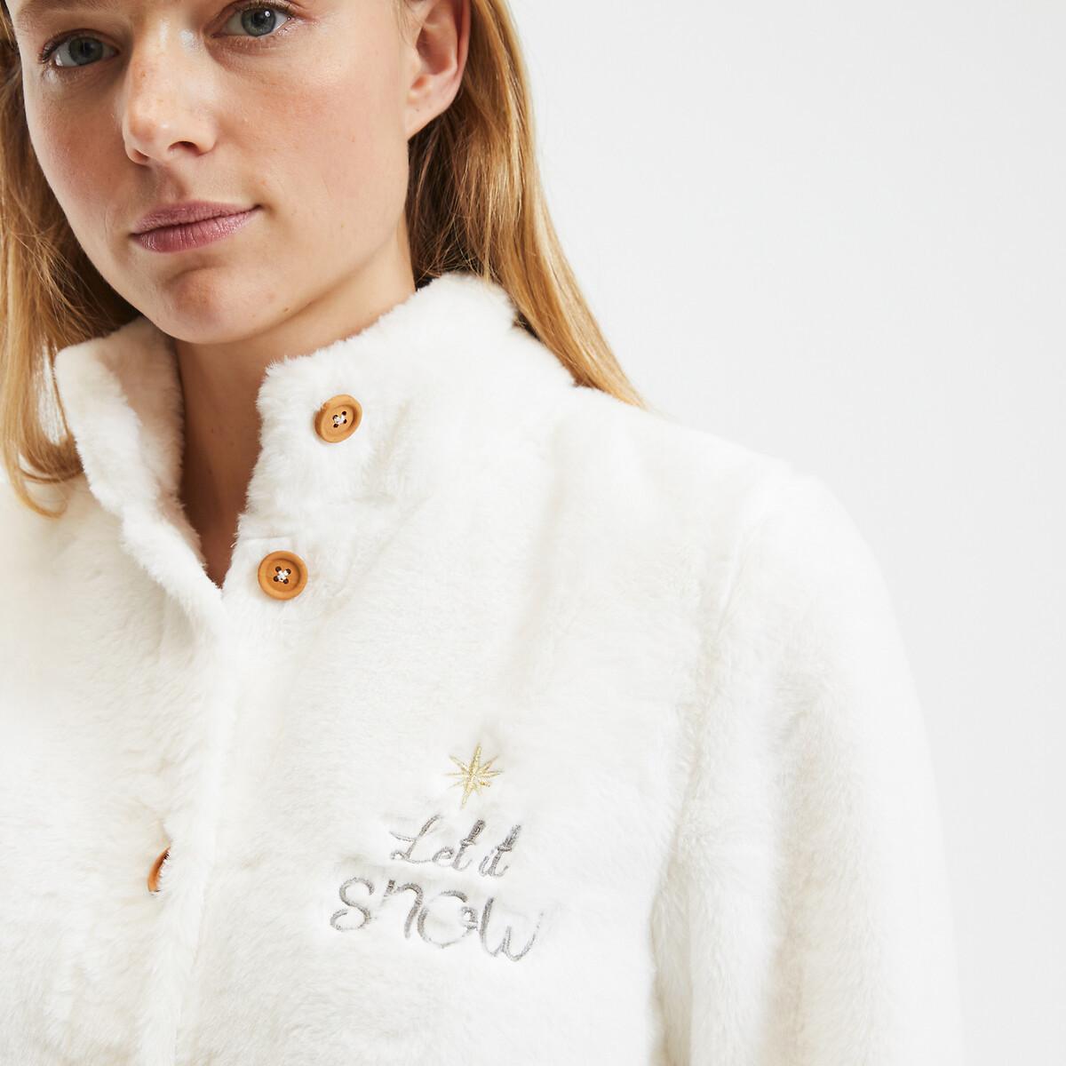 SO'HOME  Veste de pyjama polaire sherpa 