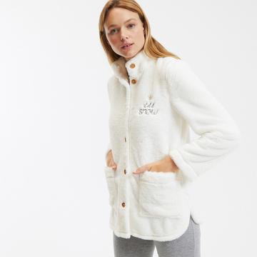 Veste de pyjama polaire sherpa