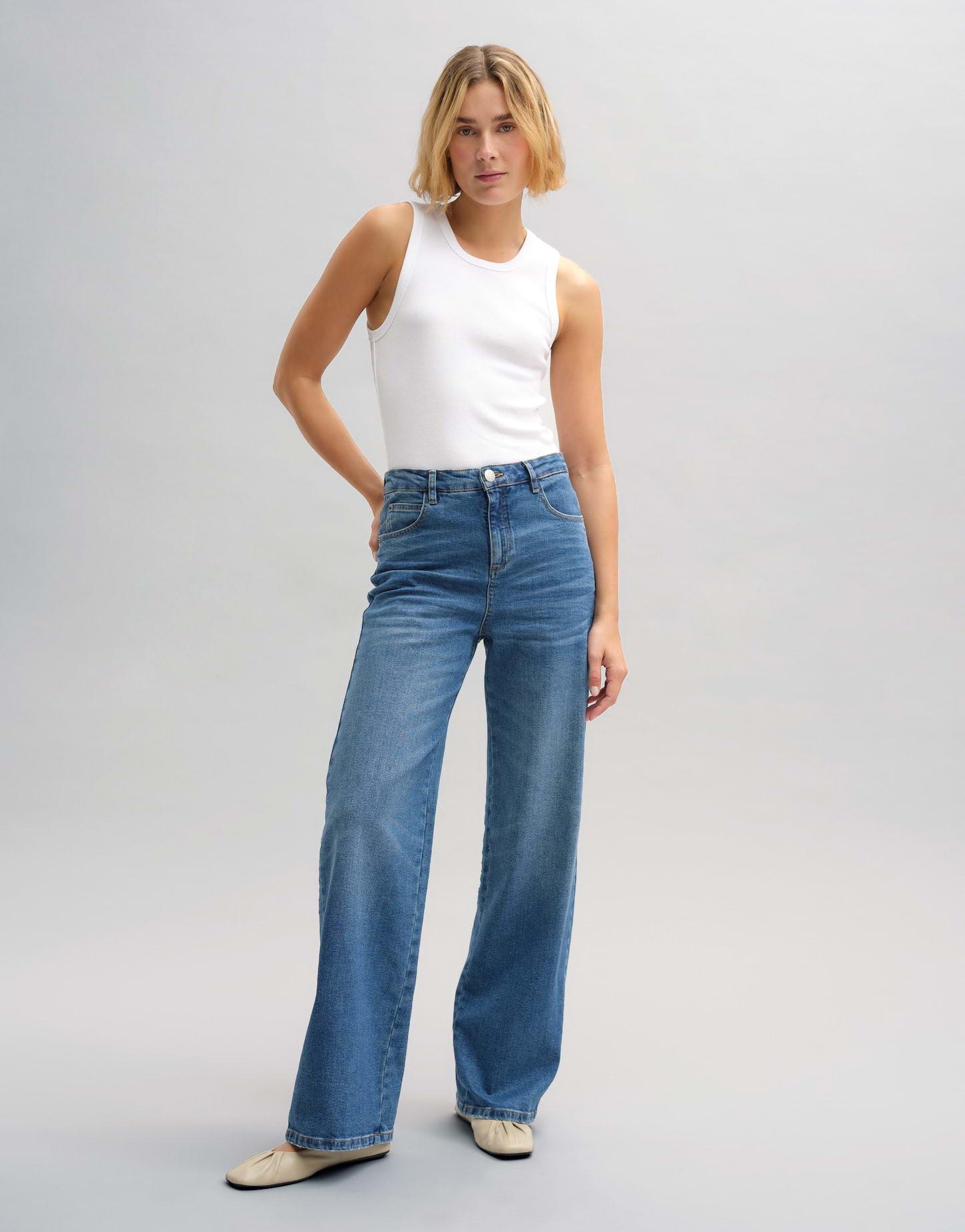 OPUS  Wide Leg Jeans Mivy Wide 