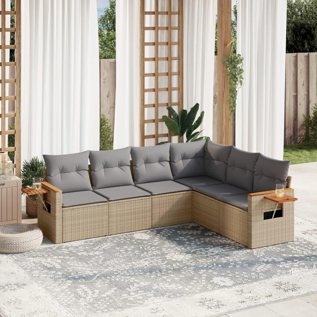 VidaXL Garten sofagarnitur poly-rattan  