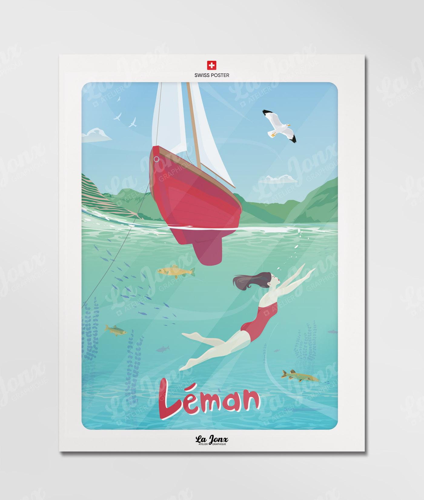La-Jonx Léman mon amour - Poster  