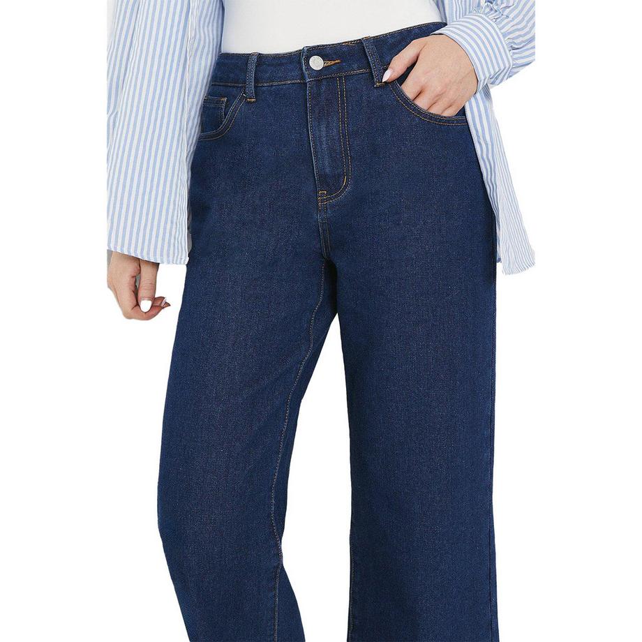 Principles Cropped Wide Leg Jeans  