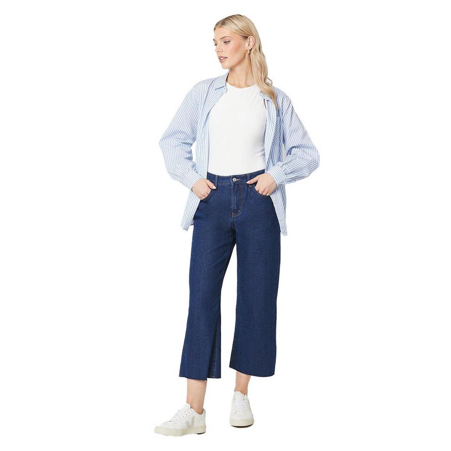 Principles Cropped Wide Leg Jeans  