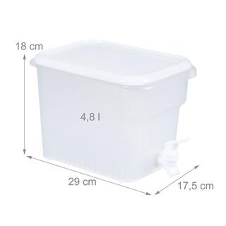 Northio Distributeur de boissons pour réfrigérateur 4,8 litres  