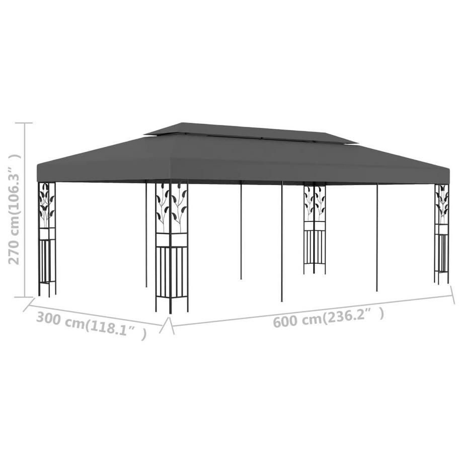 VidaXL Pavillon gewebe  