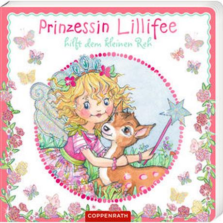 Prinzessin Lillifee hilft dem kleinen Reh (Pappbilderbuch) Berger, Nicola; Finsterbusch, Monika (Illustrationen) Gebundene Ausgabe 