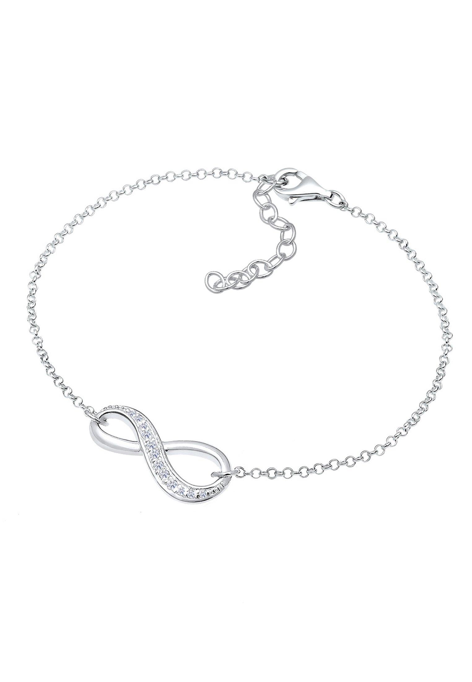 Elli  Bracelet Symbole D'infini Avec Cristaux De Zirconium 