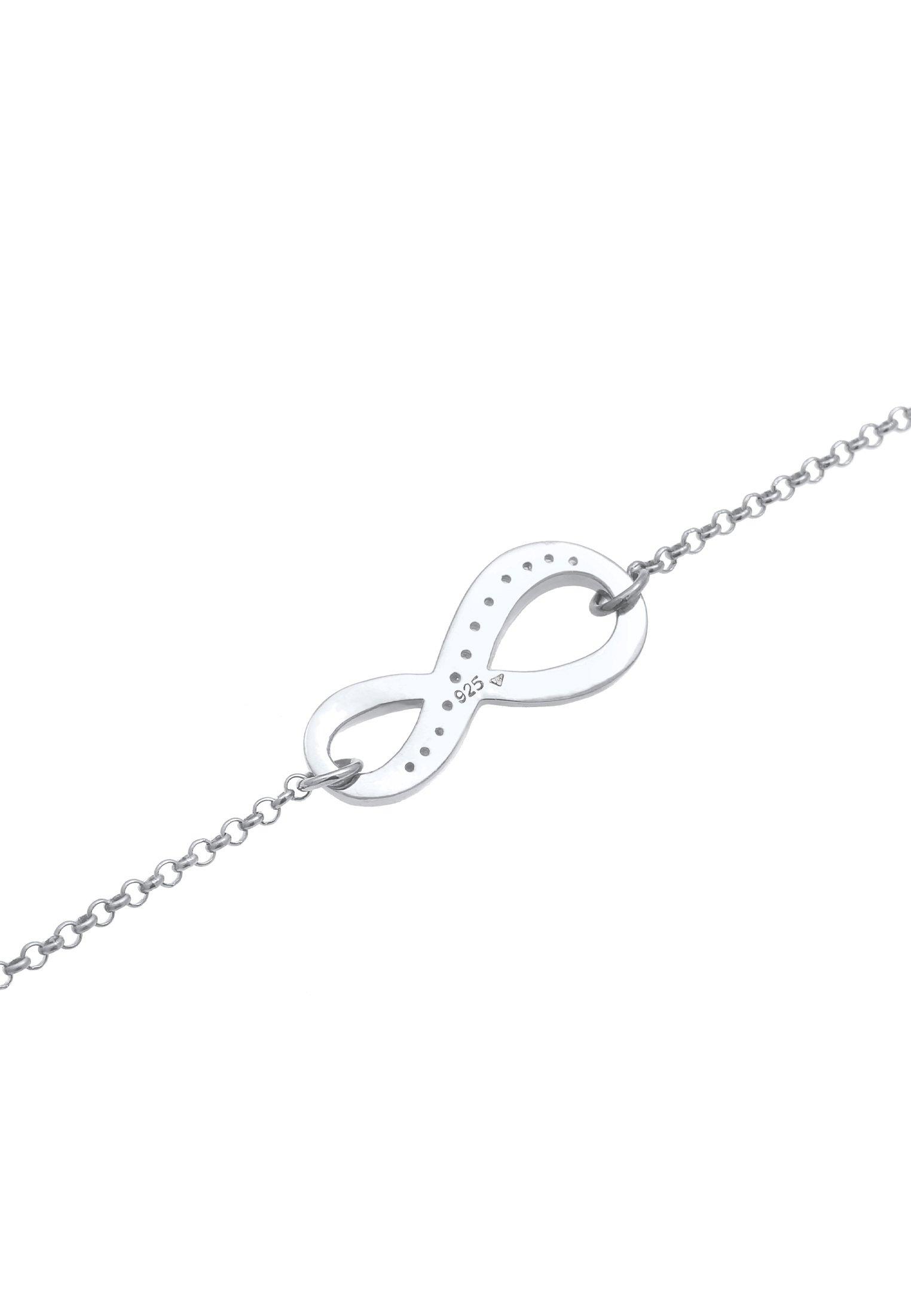 Elli  Bracelet Symbole D'infini Avec Cristaux De Zirconium 