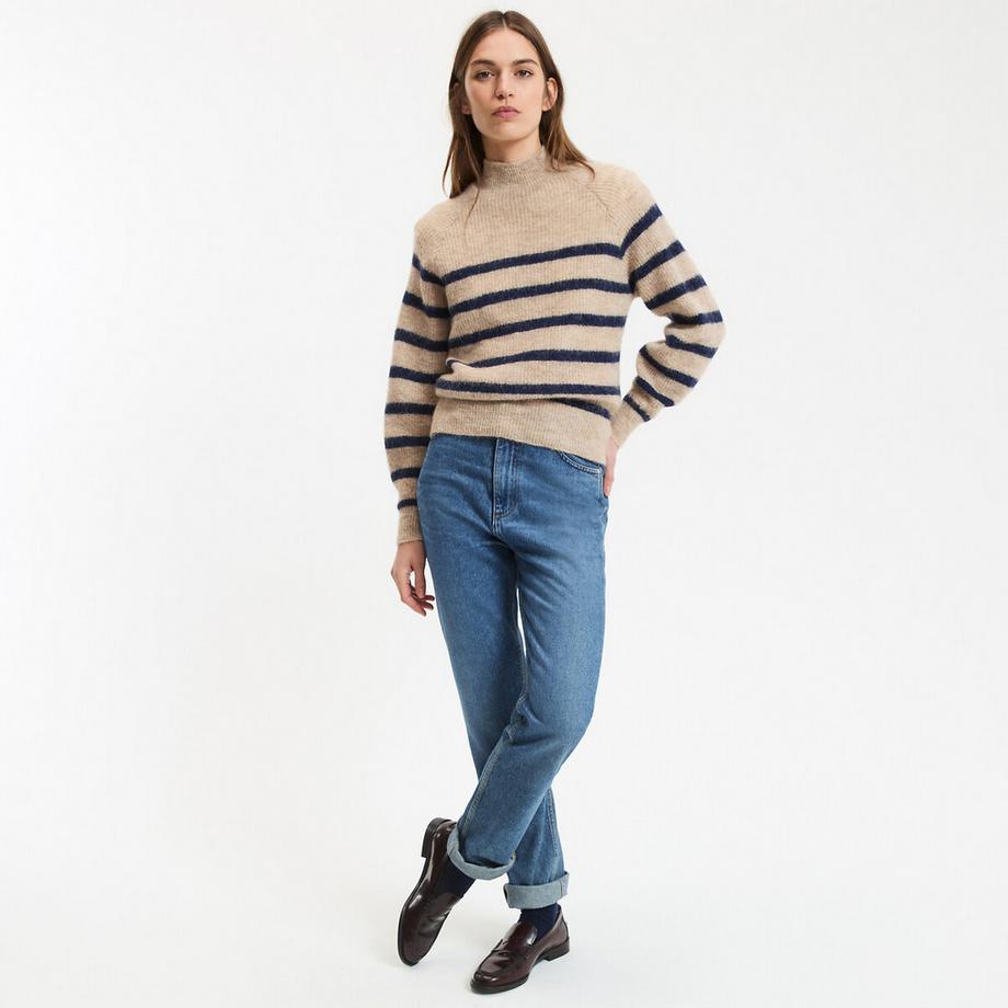 La Redoute Collections Aristide Streifenpullover mit Alpakawolle  