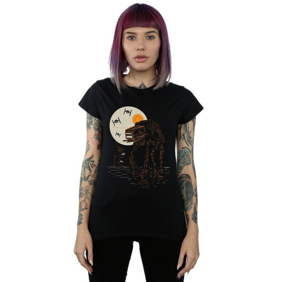 STAR WARS ATAT Grafikdruck T-Shirt  