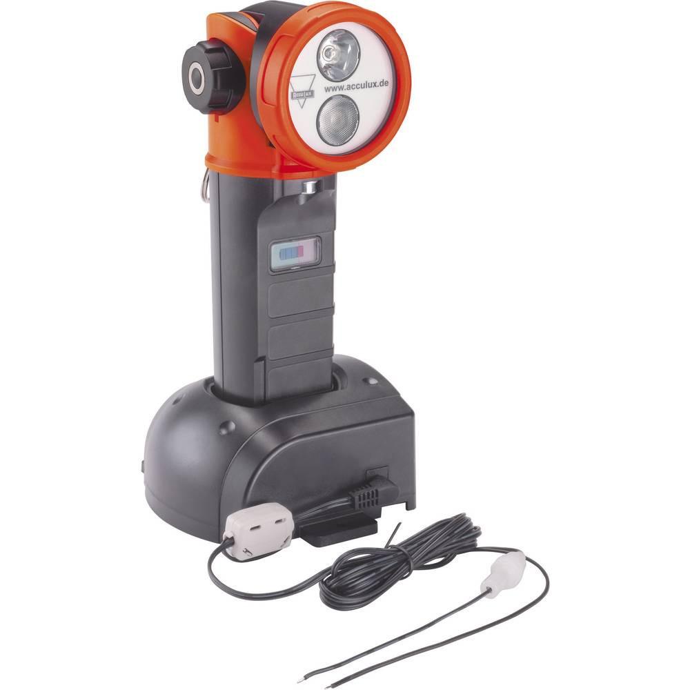 Acculux  Lampe de poche à tête pivotante HL25 EX avec station de charge 