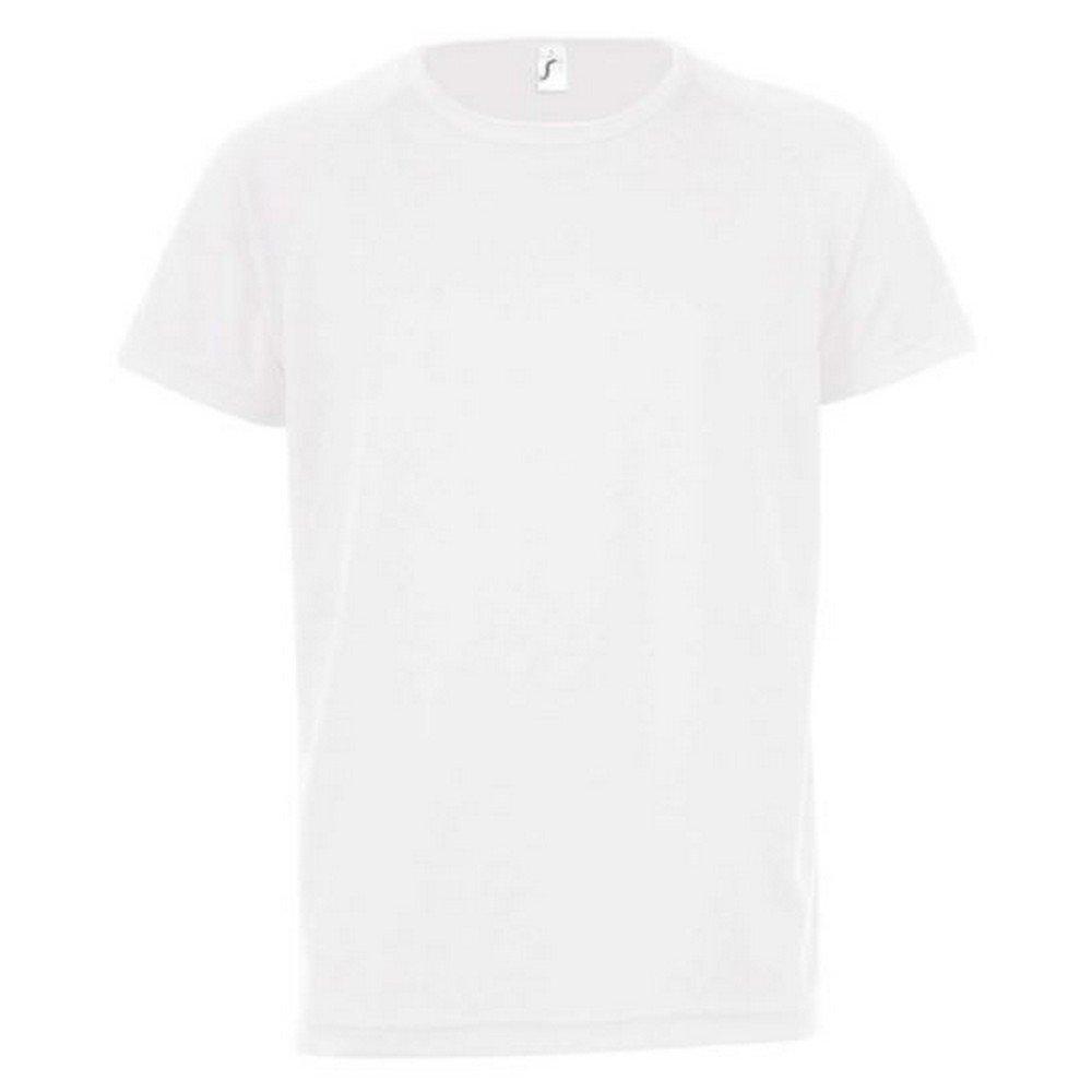 Image of Tshirt Sporty, Kurzarm Jungen Weiss 10A