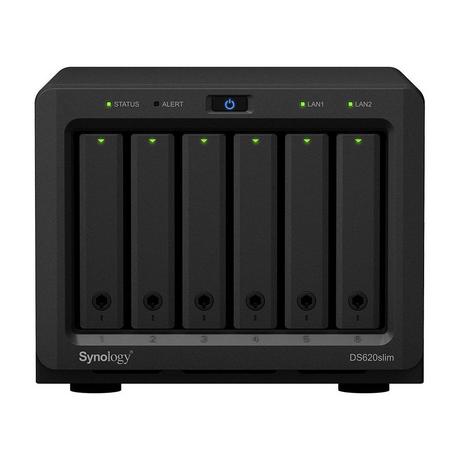 Synology  DiskStation DS620SLIM server NAS e di archiviazione Desktop Collegamento ethernet LAN Nero J3355 