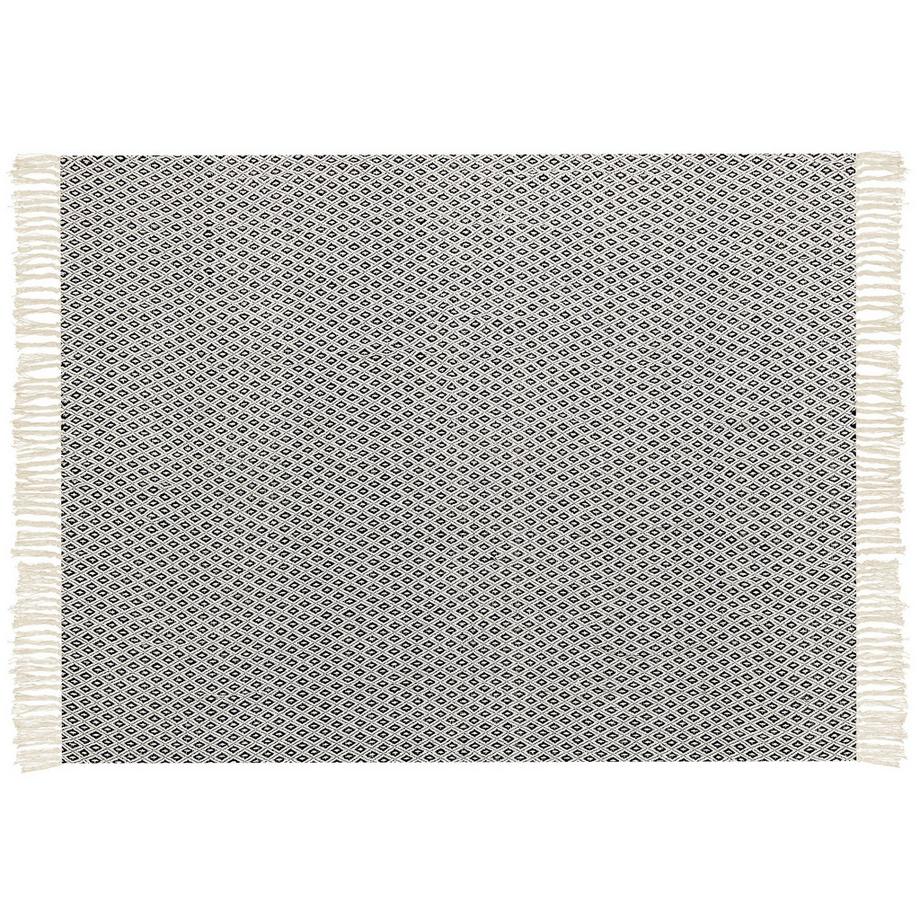 Beliani Chyama Klassische Baumwoll Kuscheldecke  