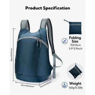 Only-bags.store Ultraleichter faltbarer Rucksack Kleiner verpackbarer Wanderrucksack  