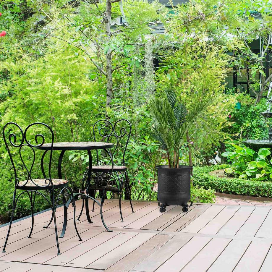 B2X Set di 2 carrelli portafiori estensibili  