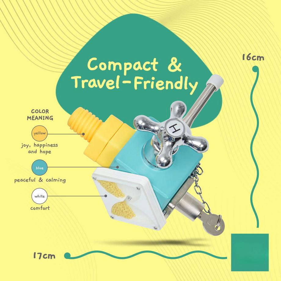 Activity-board  Cubes en bois pour la motricité, une bonne alternative au Busy Board 
