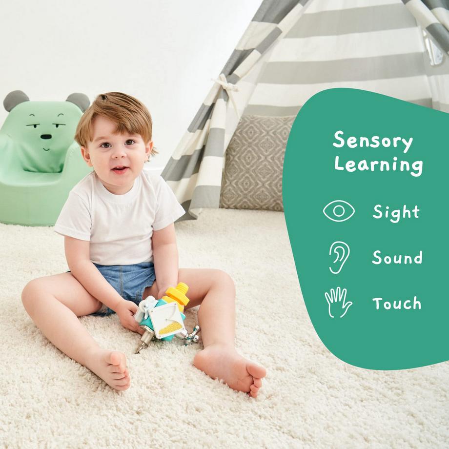 Activity-board  Cubes en bois pour la motricité, une bonne alternative au Busy Board 