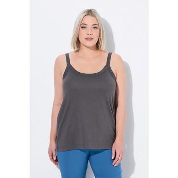 Top smanicato con modal, scollo rotondo e spalline sottili