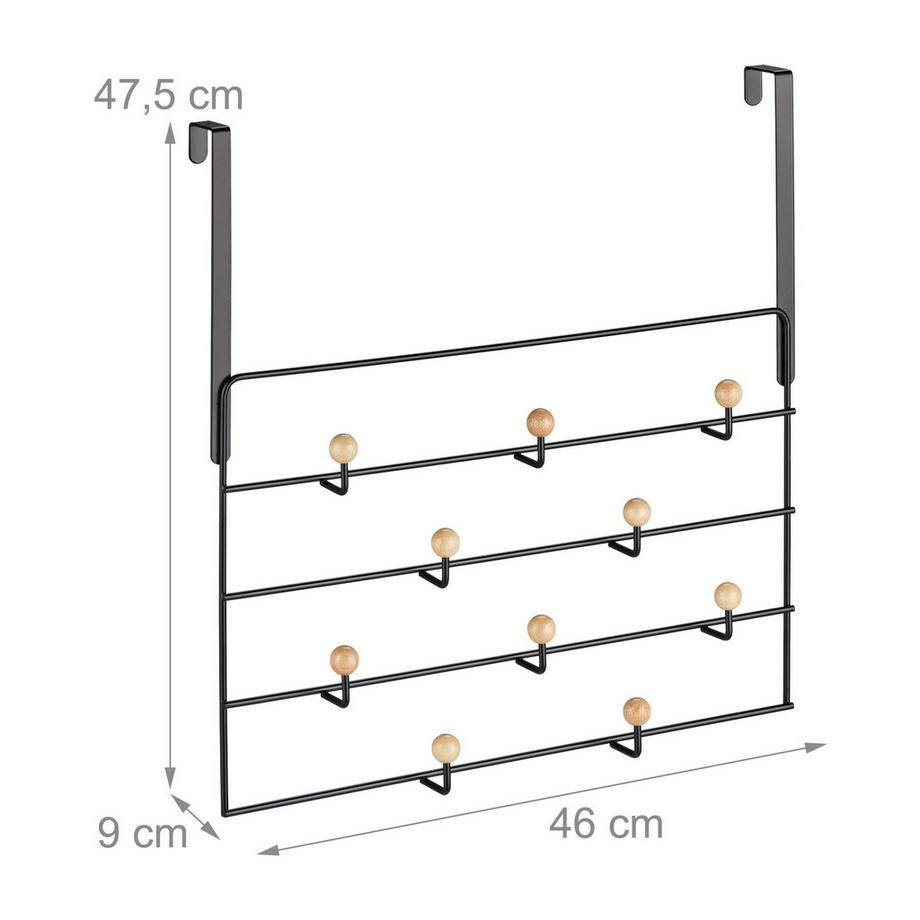 B2X Appendino da porta con 10 ganci  