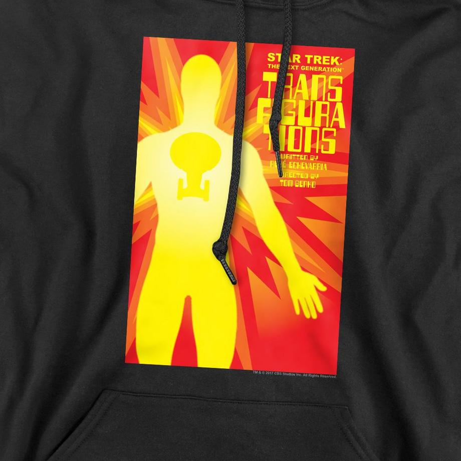 Star Trek The Next Generation Season 3 Episode 25 Felpa con cappuccio  