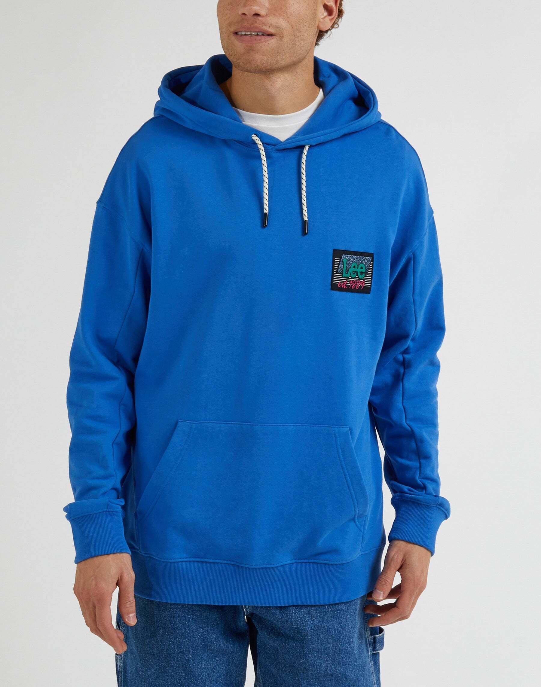Image of Kapuzenpullover Loose Seasonal Hoodie Herren Blau M