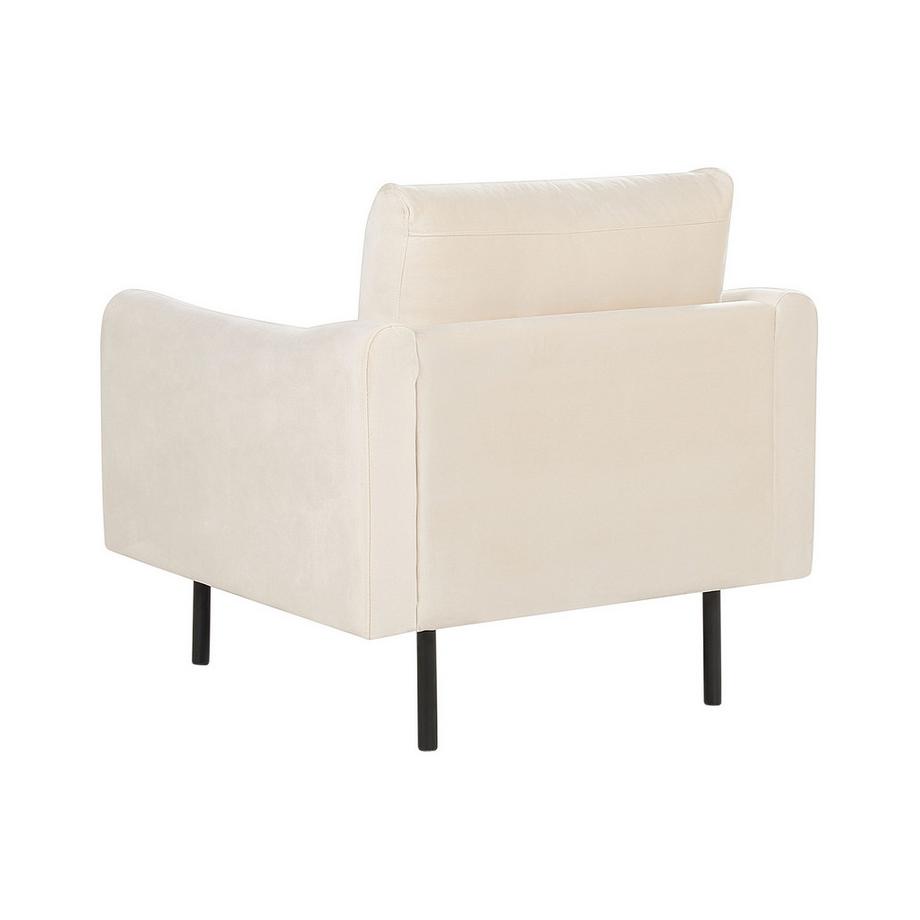 Beliani Fauteuil en Velours Minimaliste VINTERBRO  