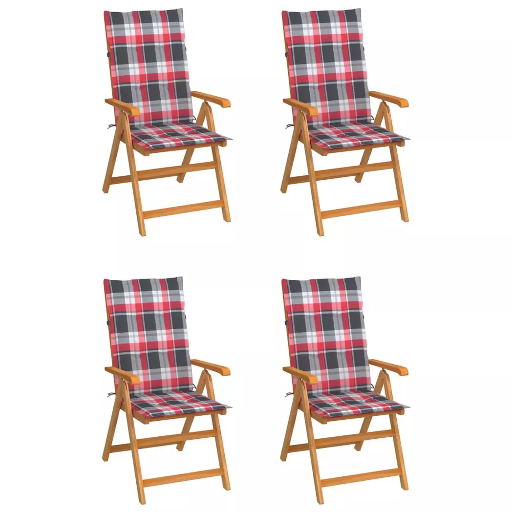 VidaXL - Gartenstuhl teak, One Size, Multicolor