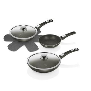 Genius Bonafit-Pfannen, Set 7-tlg.,-metallic  