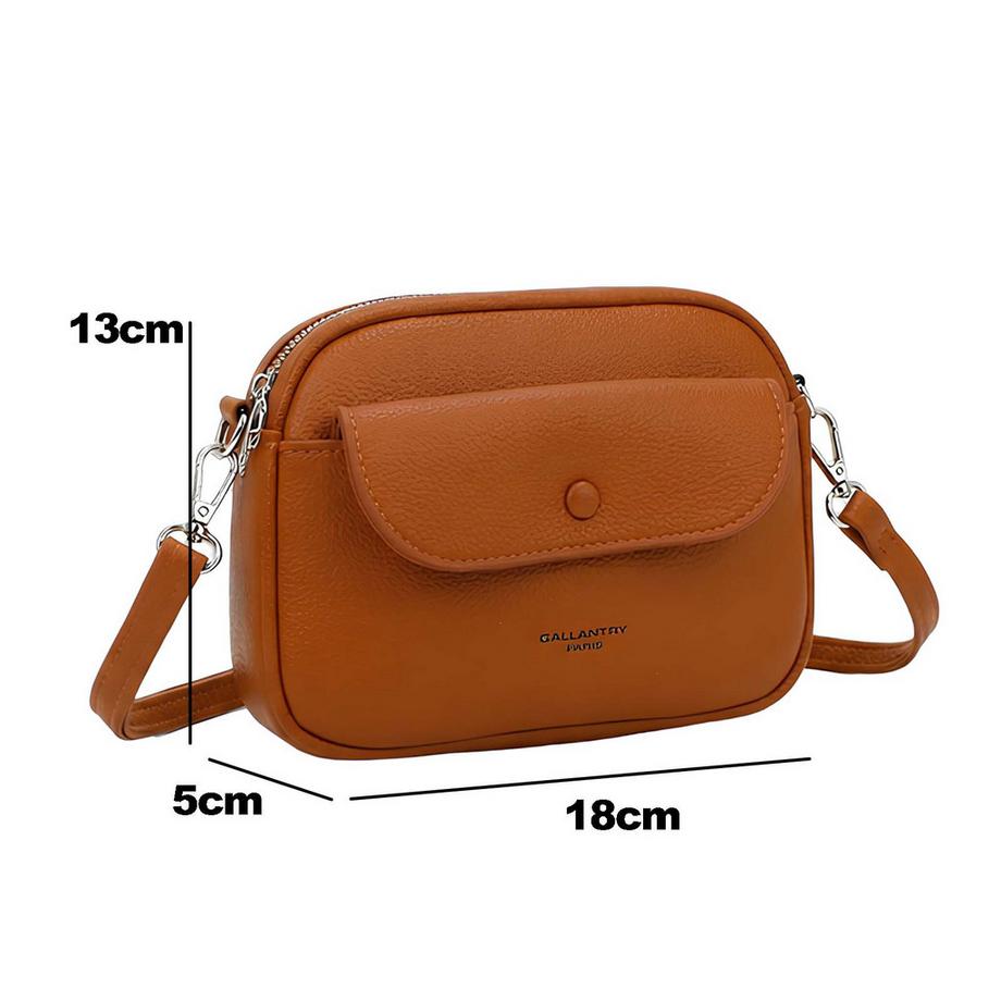 Gallantry Sac Bandoulière Compact avec Effet Grainé  