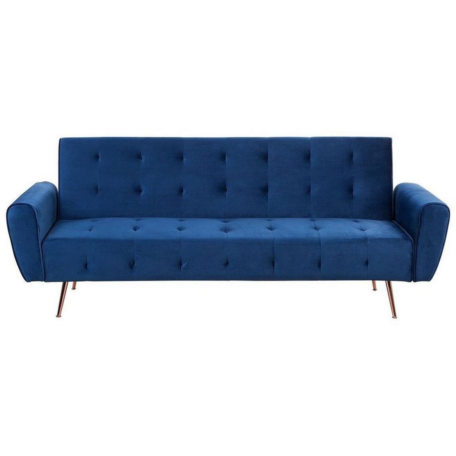 Schlafsofa aus Samtstoff  SELNES