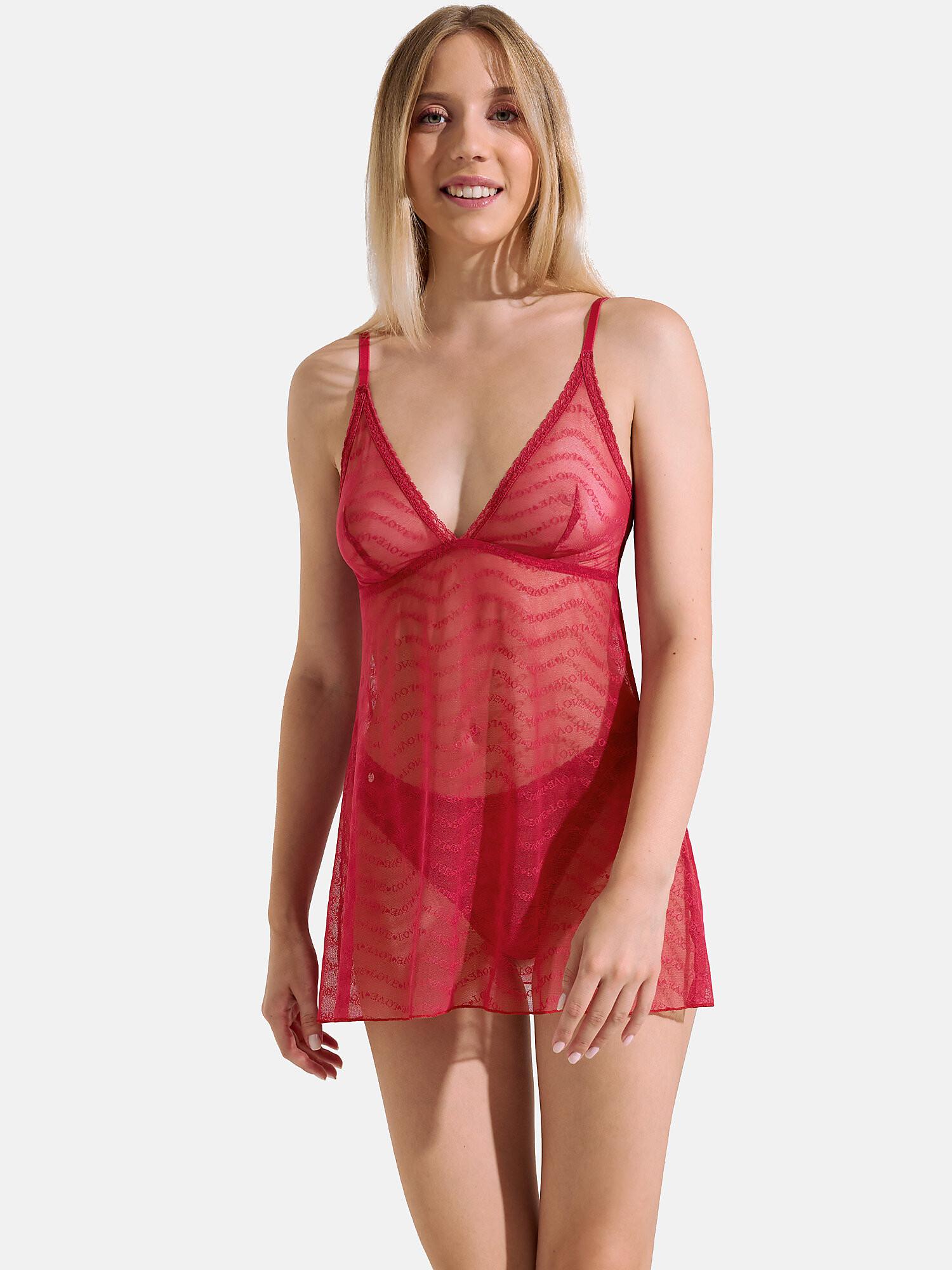 Image of Negligé Honey Damen Rot Bunt L
