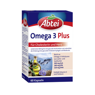 Abtei  Omega 3 Plus mit Omega 6-9 Fettsäuren 