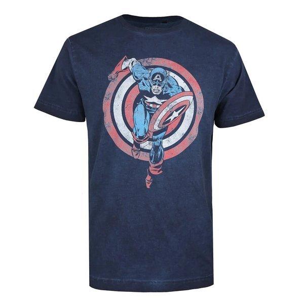 Image of CAPTAIN AMERICA Shield Charge TShirt - L