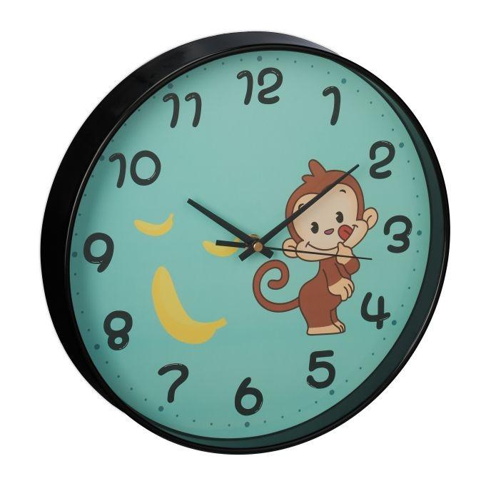 B2X Orologio da parete Scimmia per bambini  