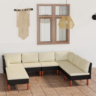 VidaXL Garten-sofa-set poly-rattan  