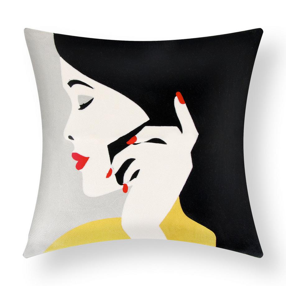 Avizar Lot 2 Housses de Coussin Art Orbella  