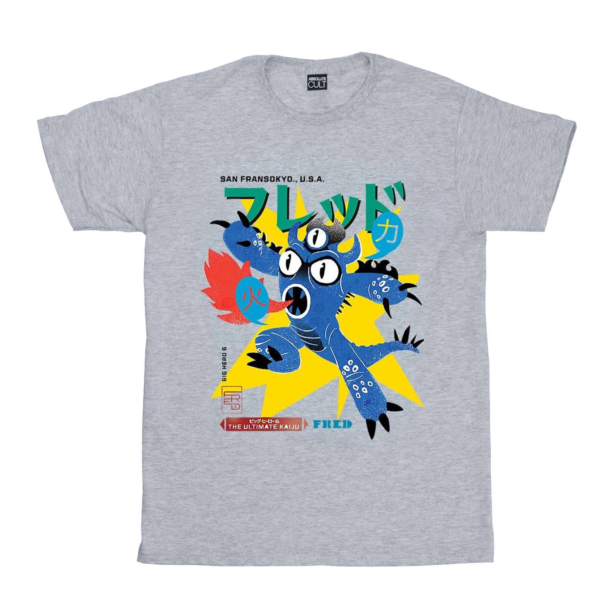 Image of Big Hero 6 Fred Ultimate Kaiju Tshirt Unisex Grau 116