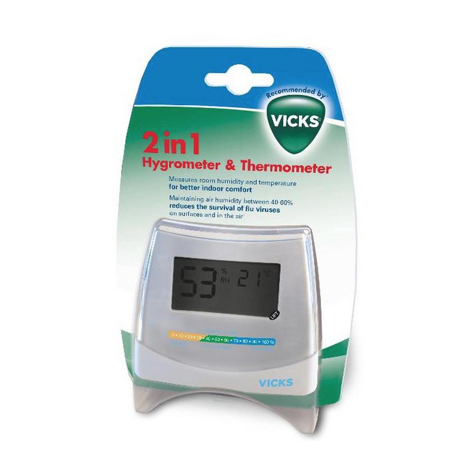 VICKS  VICKS 2in1 Hygrometer & Thermometer (1 Stk) 