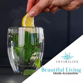 Intirilife Doppelwandige Thermo Gläser  