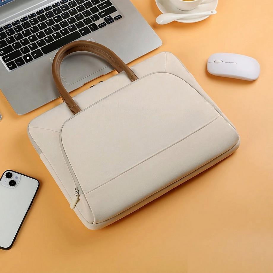 Only-bags.store Tragbare 14 Zoll Laptop Schultertasche und Konferenztasche  