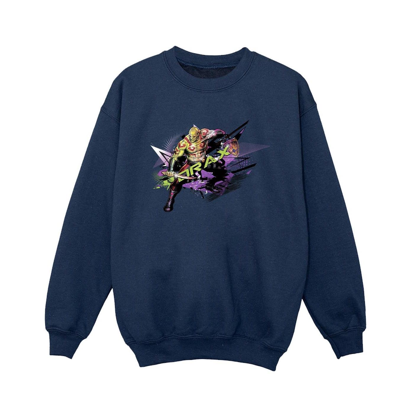 Image of Guardians Of The Galaxy Abstract Drax Sweatshirt Jungen Marine 104