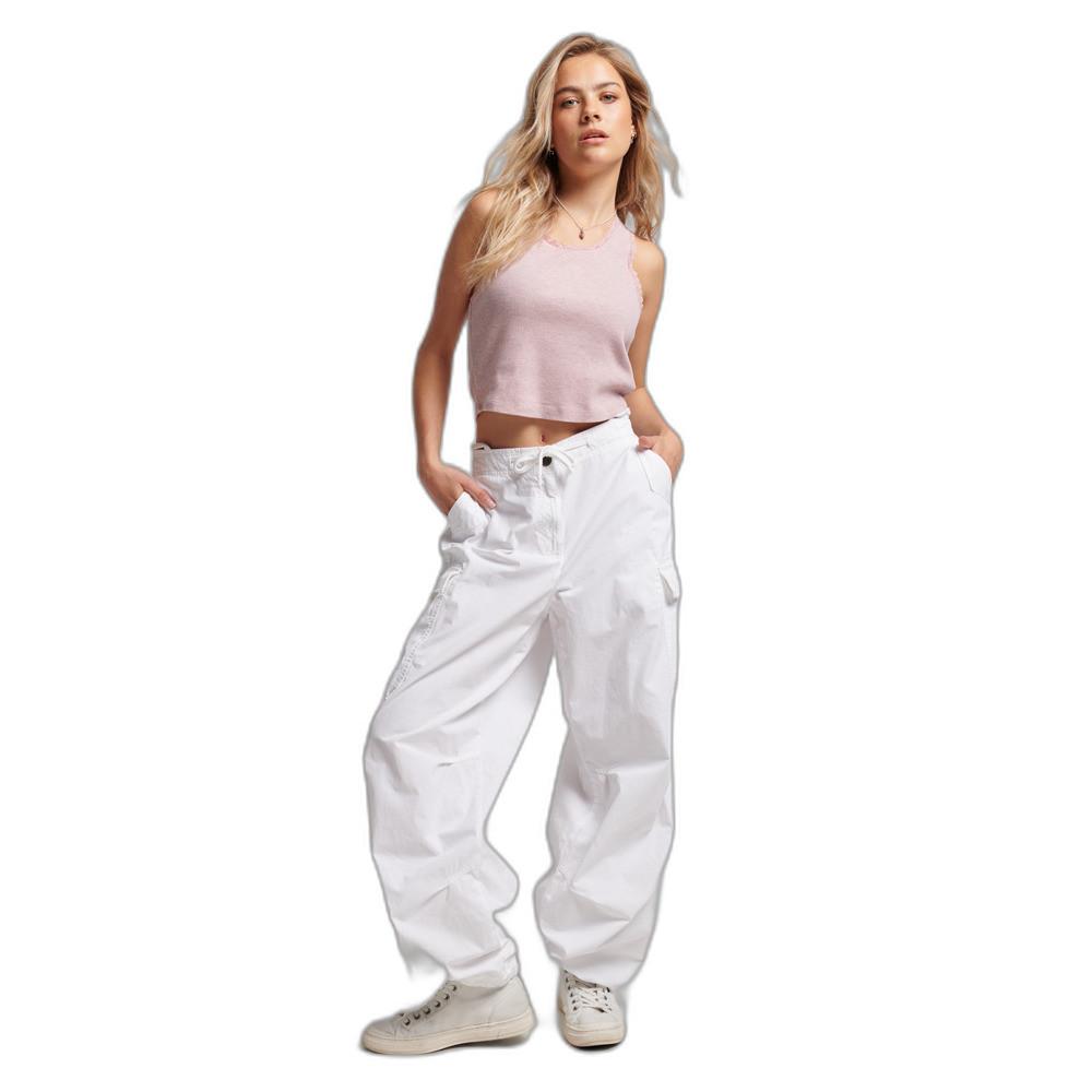 Superdry  pantalon baggy parachute 