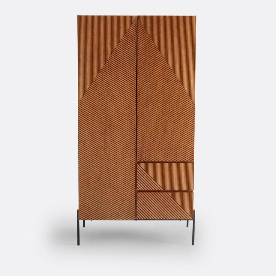 La Redoute Intérieurs Kleiderschrank Lodge mit 2 Türen  