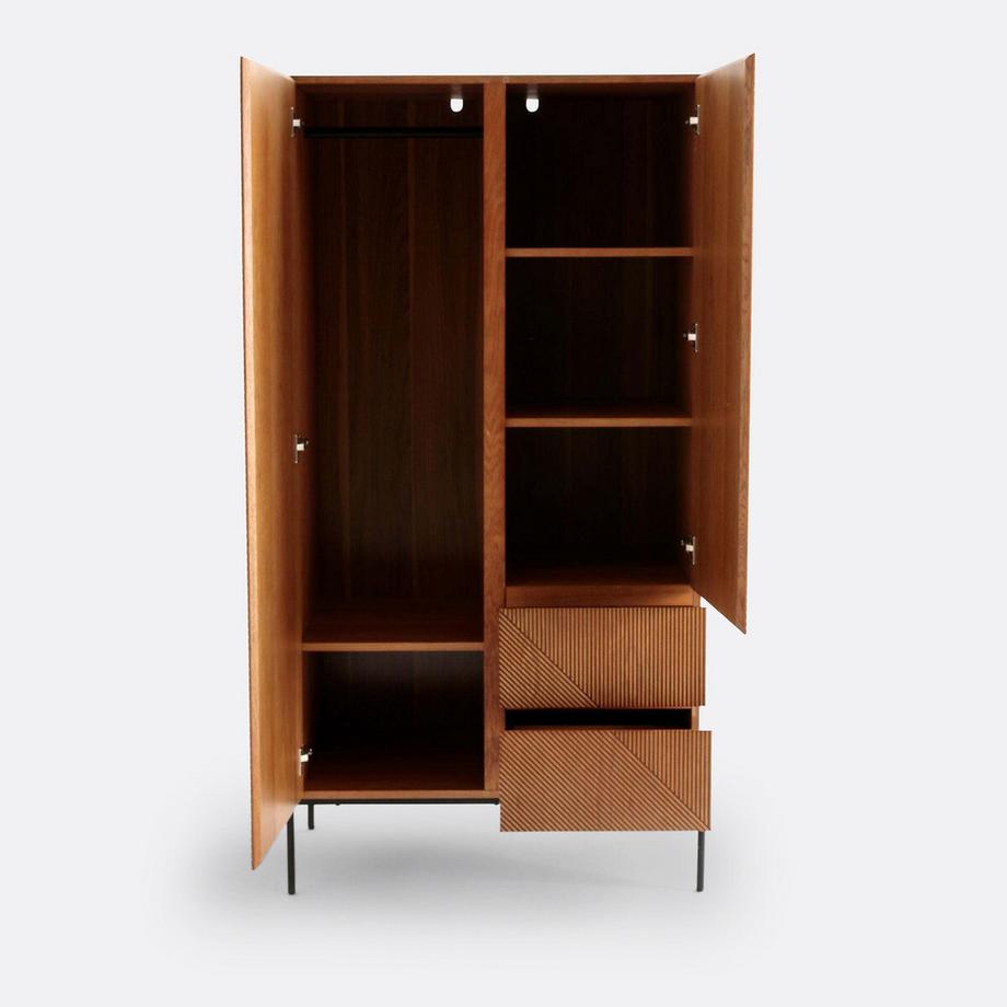 La Redoute Intérieurs Kleiderschrank Lodge mit 2 Türen  