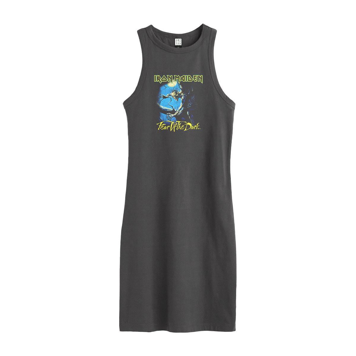 Image of Fear Of The Dark Kleid Ärmellos Damen Charcoal Black XXL