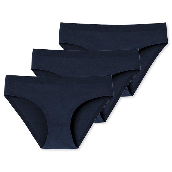 Image of 3er Pack Invisible Cotton - Slip Damen Marine XL